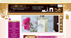 Desktop Screenshot of ambiance-champs-elysees.com